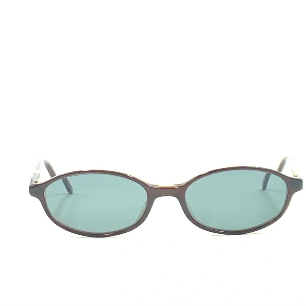 Vintage Safilo Elasta Brown Oval Sunglasses Frames
